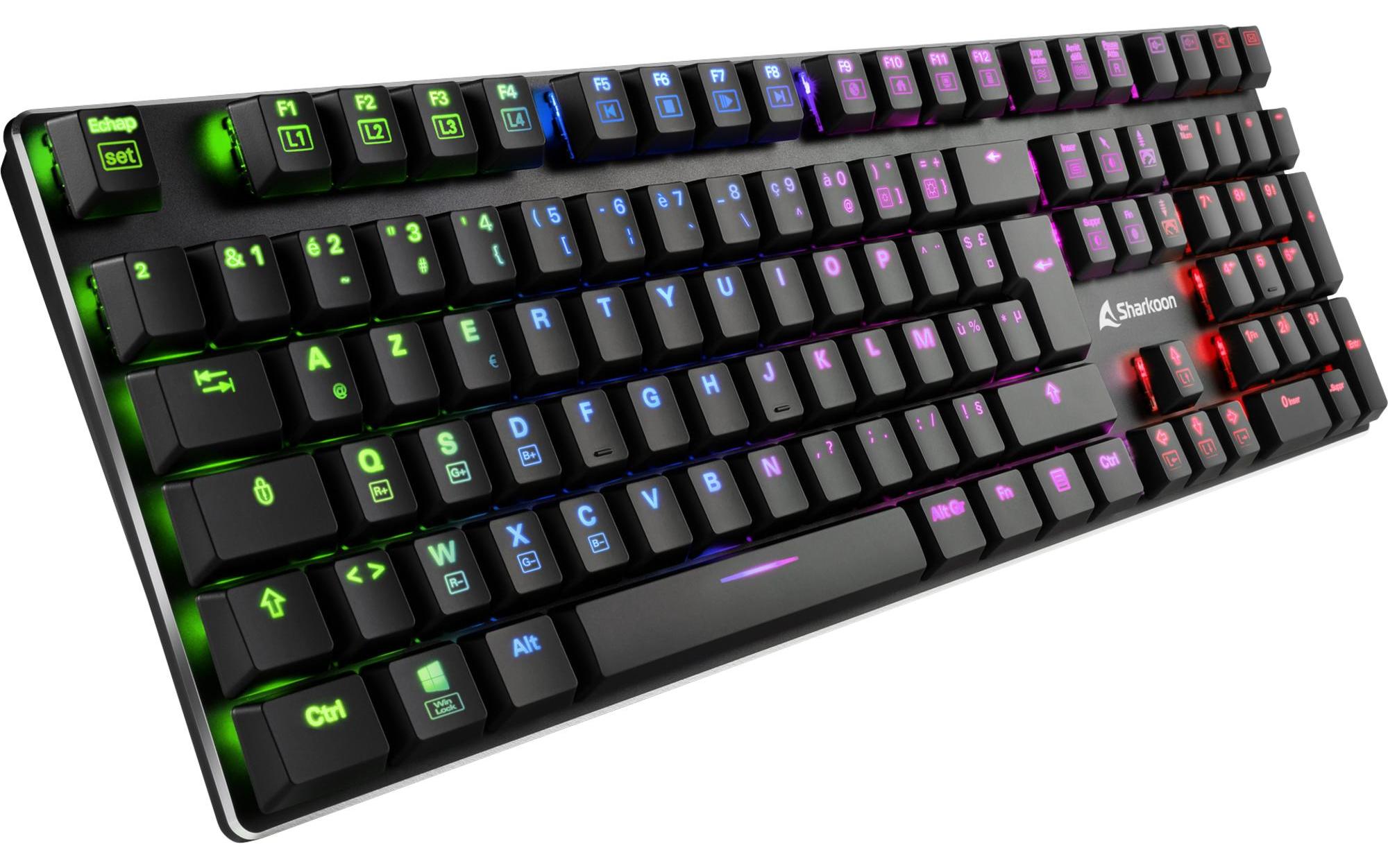 Sharkoon PureWriter RGB, Gaming-Tastatur