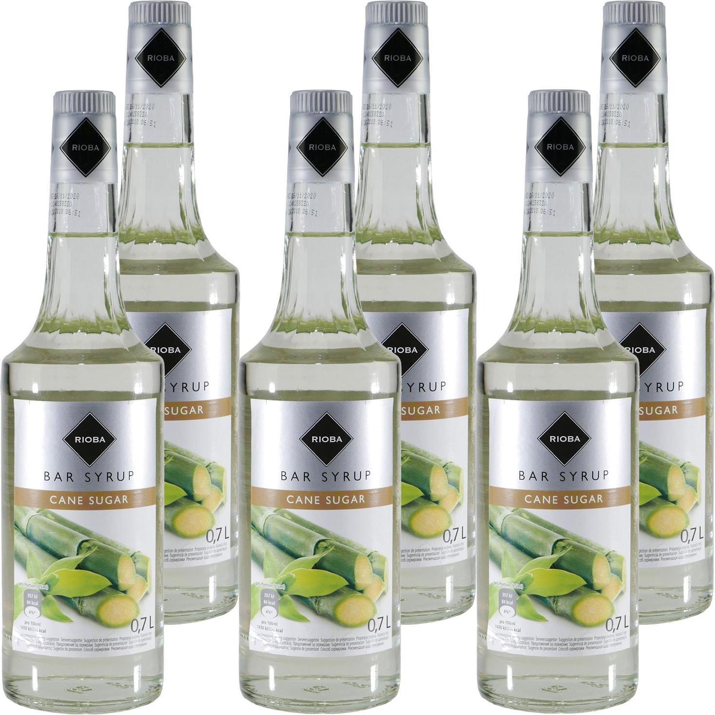 Rioba Rohrzucker Bar-Syrup (6 x 0,7L) 12155-KA