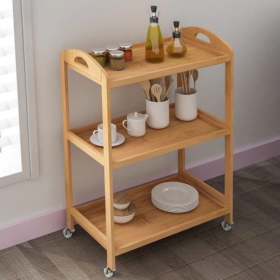 OEM Servierwagen mit Rädern, Küchenbrett, für Esszimmer, Wohnzimmer, Heimarbeit 2026
