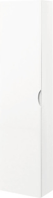 Hochschrank Baden Haus New York Avril 140x35 cm weiß fertig montiert grifflos 44843