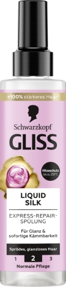Schwarzkopf Seidenglanz Haarpflege - Liquid Silk Express Conditioner, 200ml