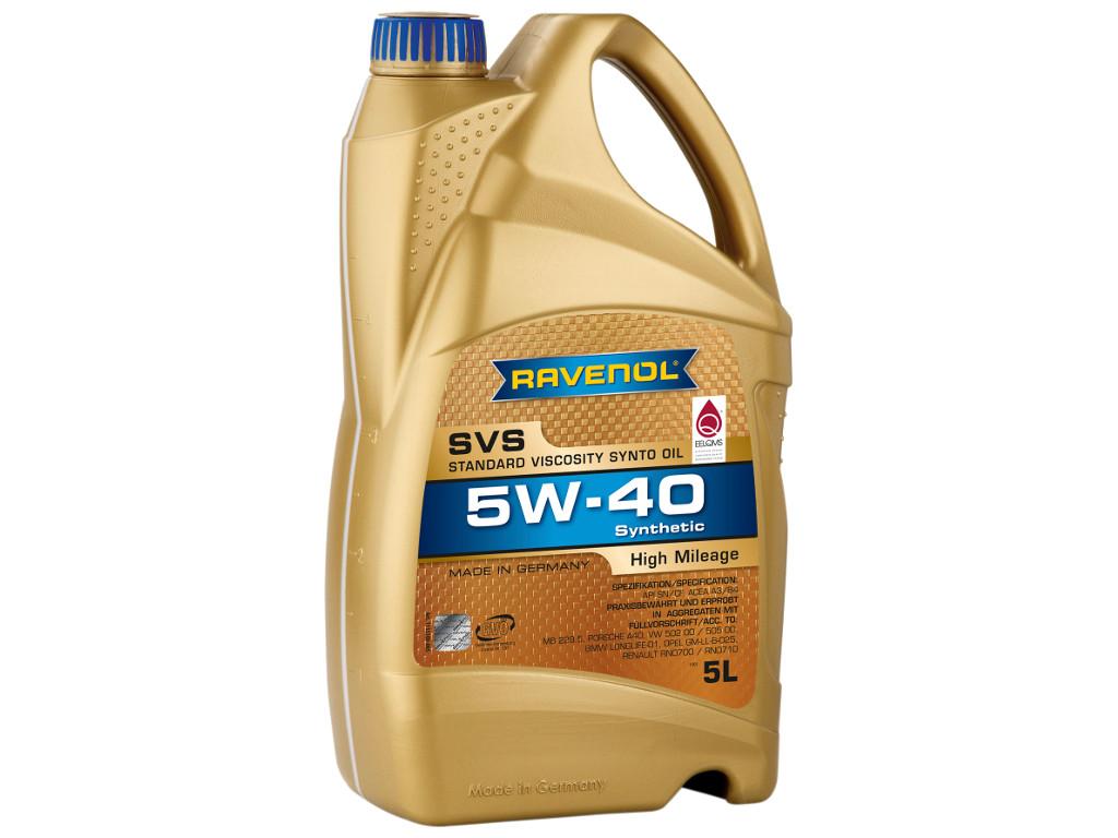 5 Liter RAVENOL SVS Standard Viscosity Synto Oil SAE 5W-40 1115100-005-01-999