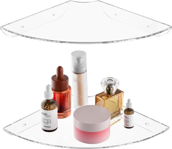 OEM Klare Acryl Ecke 24x24CM, Set von 2, für Wohnaccessoires 2026