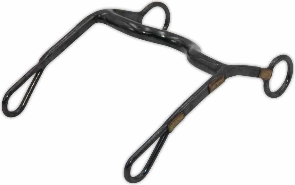 Amesbichler Reitsport Black Steel Bit, 12,5 cm