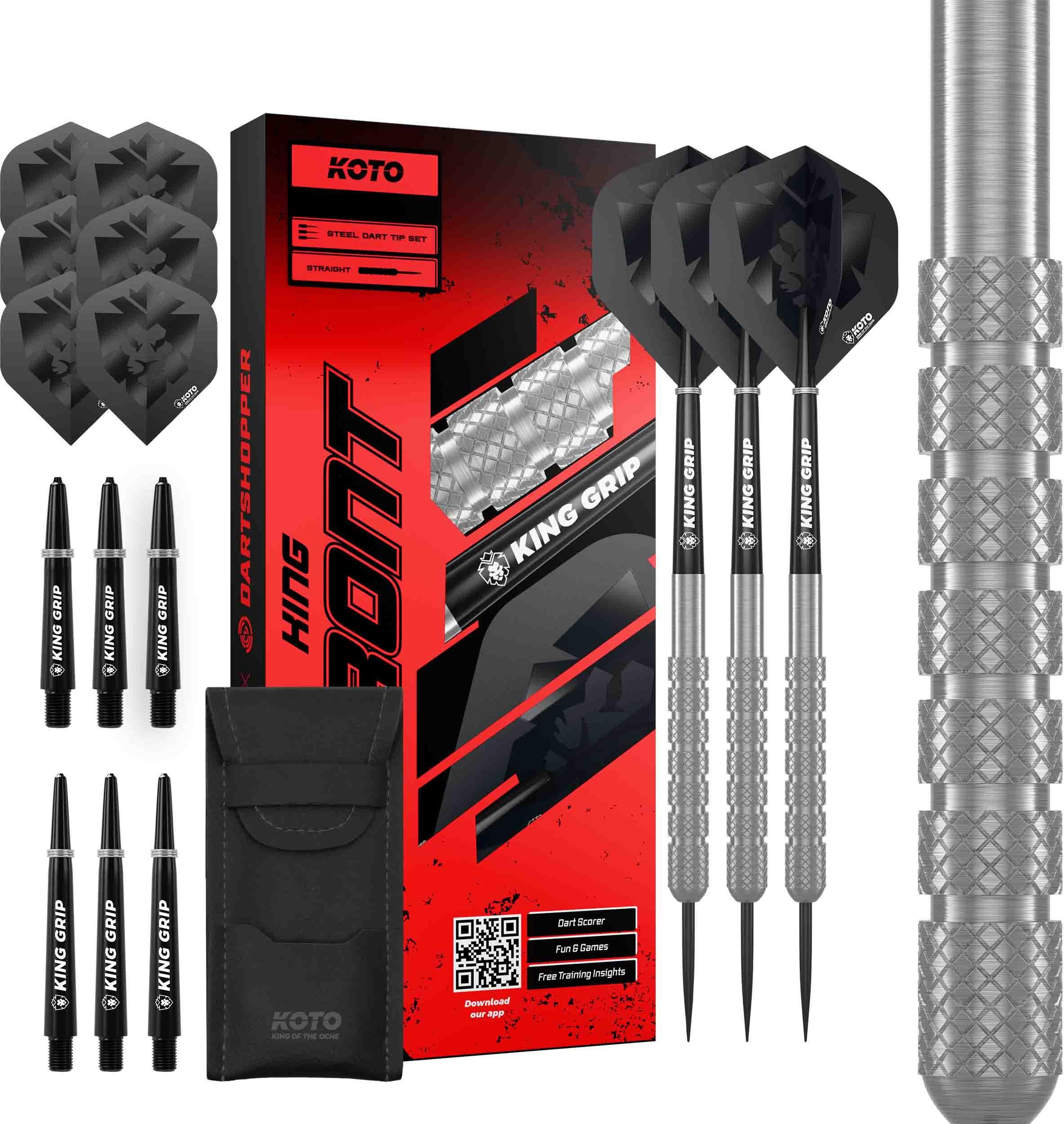 KOTO King Grip Aluminium Gold - Dart Shafts