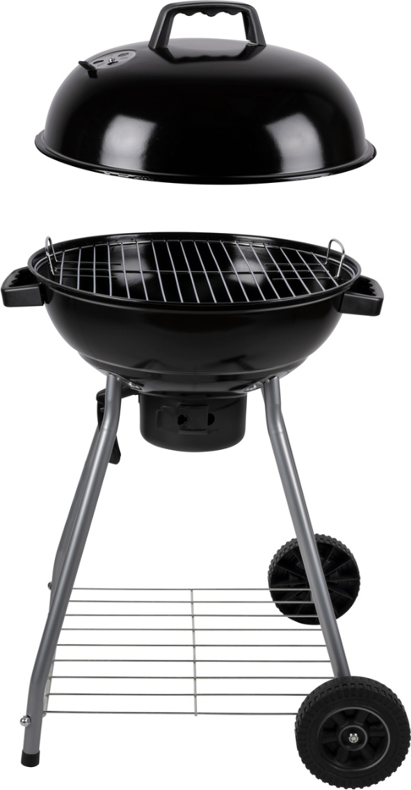 Alpina Barbecue - Guľový gril - BBQ - s vekom - Ø 45 cm - Drevené uhlie