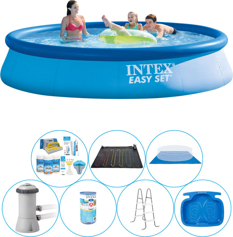 Intex Easy Set Rund 396x84 cm - 8-členný - Bazén Super Deal