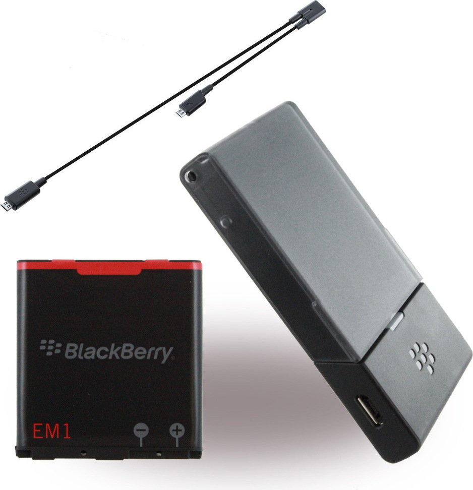 BlackBerry ACC-39461-101 - Balík nabíjačky + batérie E-M1 pre Curve 9350 , 9360, 9370