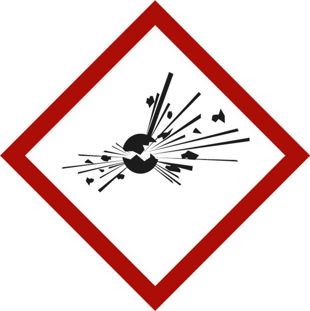 nVent Hoffman Gefahrstoffsymbol Explodierende Bombe, Typ: 03026 B171.15.182