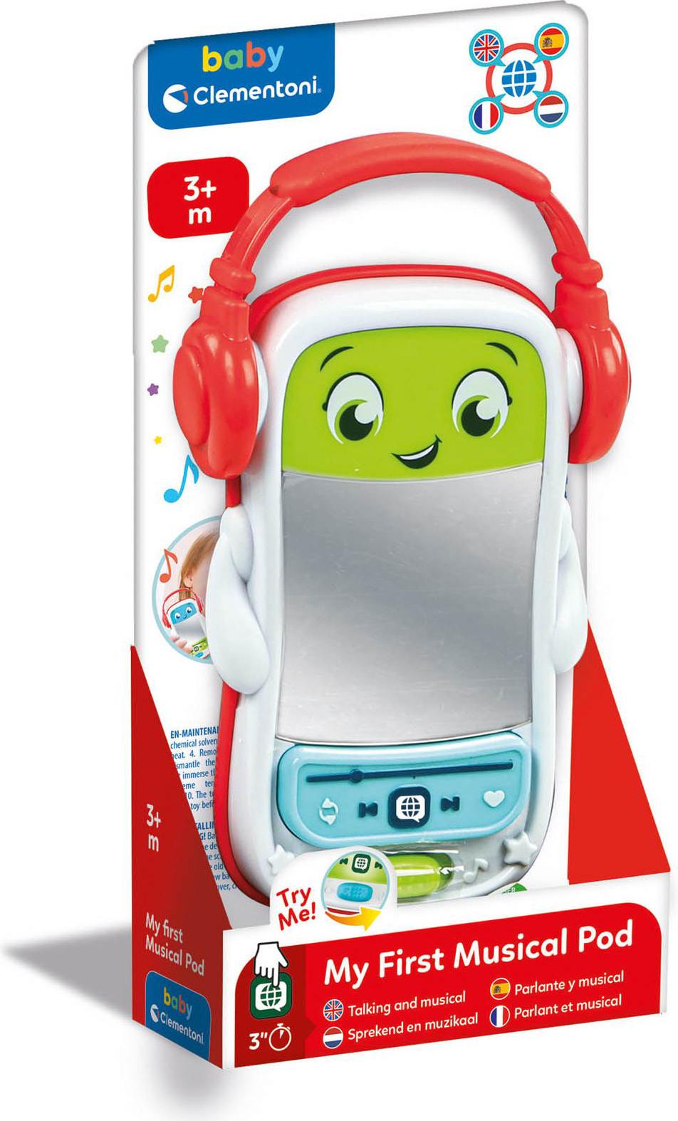 Clementoni Babyspielzeug Musikpod mit Lichtern und Geräuschen - ab 3 Monaten 2550857