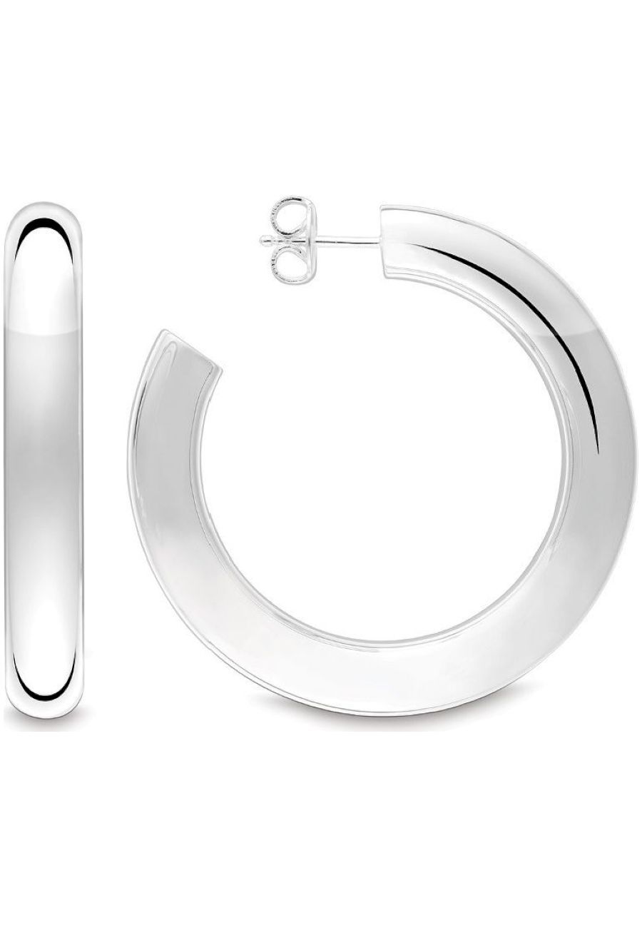 Quinn Silber Creolen 036 3665