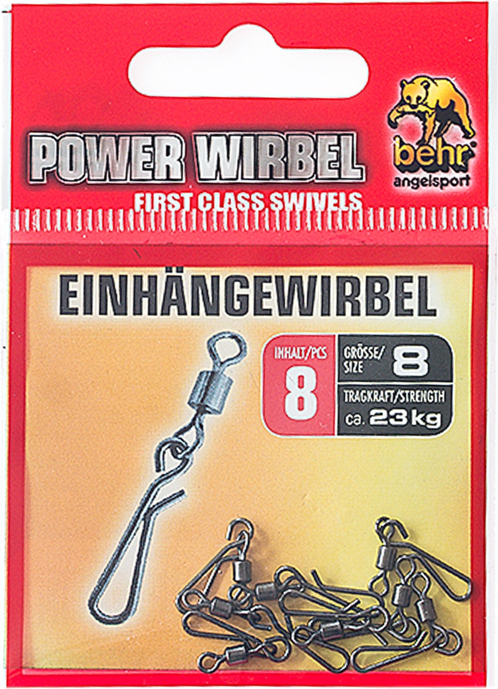 Behr Angelsport GmbH Wirbel Angelwirbel Spinnfischen Gr. 08
