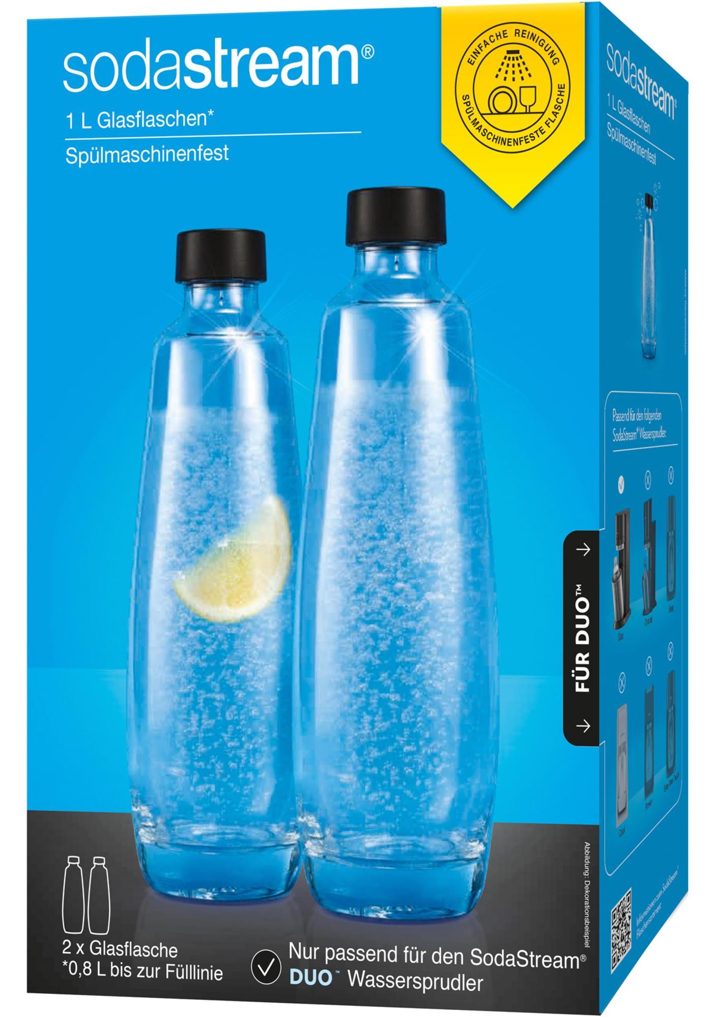 Sodastream Duo sklenená fľaša 1l