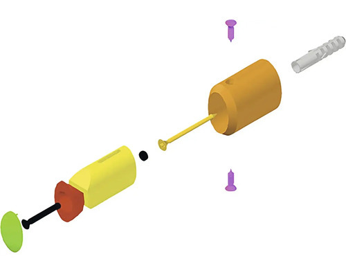 Držiak oblých radiátorov Thermal Trend 04TT 03