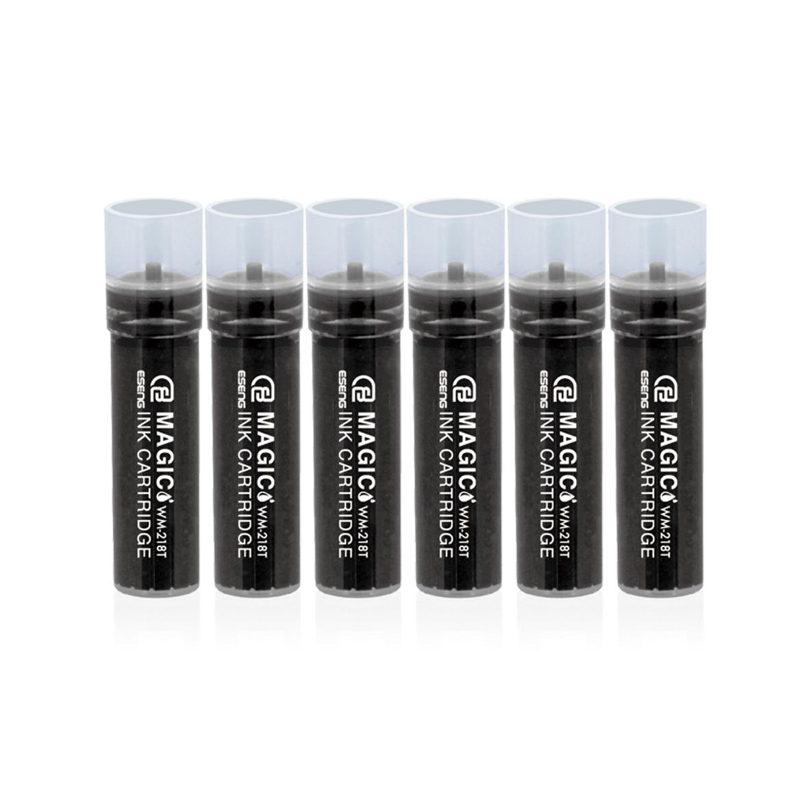 ESENG GmbH ESENG® Whiteboard Marker Nachfüllpatronen MAGIC WM-218T, schwarz 6 Patronen WM-218T-SX1