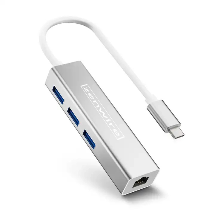 USB Ethernet HUB RJ45 Adaptér LAN 2.0
