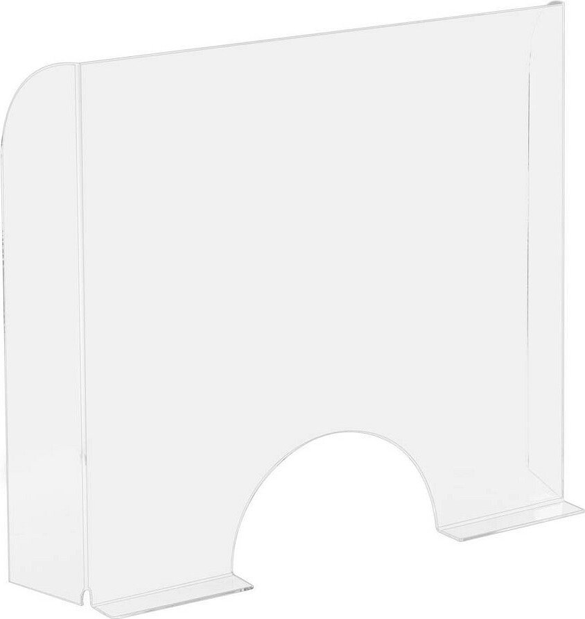 Exacompta Clairefontaine Exacompta Tröpfchenschutzscheibe 95x68 cm kristall 80058D Stand Alone