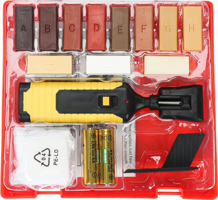 Jopassy Holz Reparatur Set WRS Fliesenreparaturset 11.fks für Fliesen Kacheln & Steingut Reparaturset Fliesen RL-HG6245-1-BD