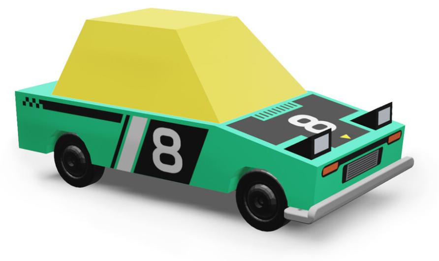 Candylab Spielzeugauto Candycar - Tokyo Heat Rennwagen