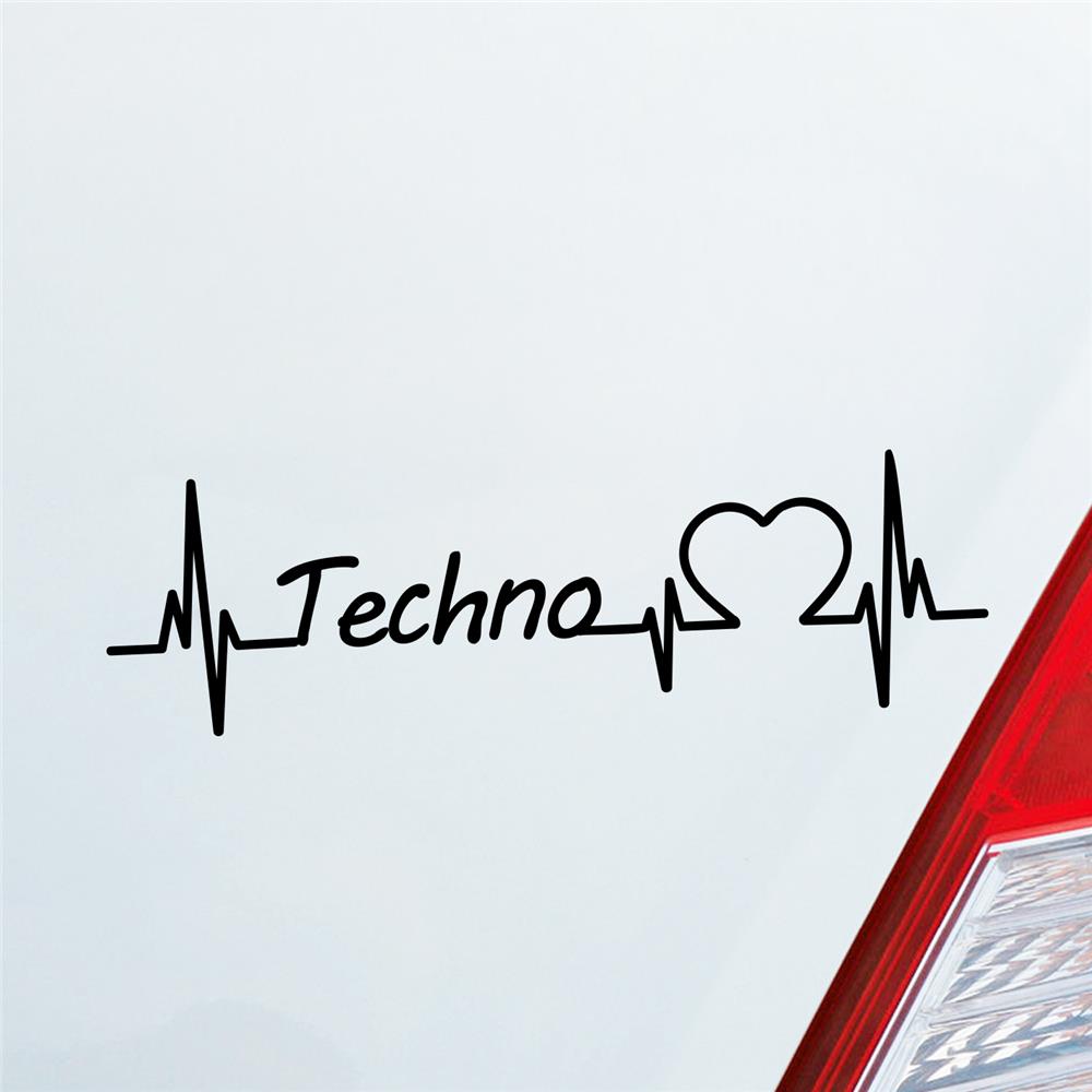 Auto aufkleber techno puls herzschlag 19x6 cm kaufland de