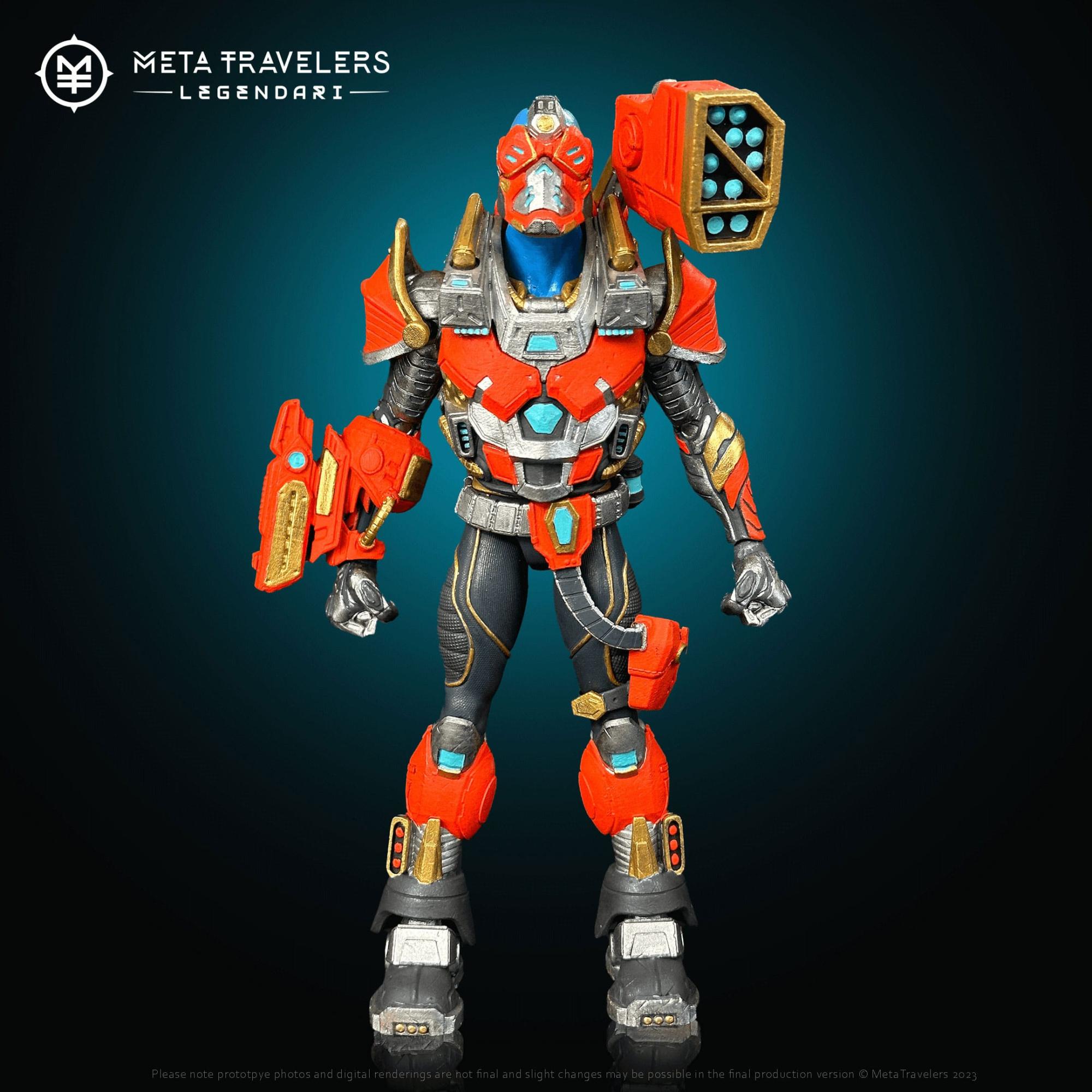 MetaTravelers Legendari Actionfigur 1/10 Nekzus 18 cm 10075