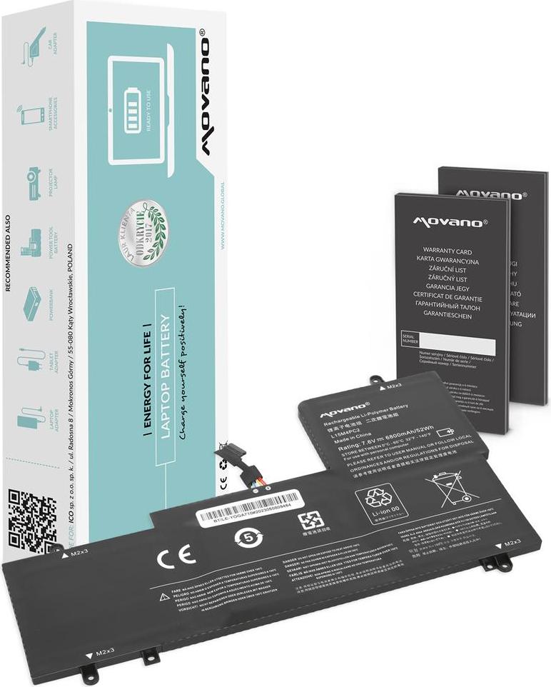 Batéria L15M4PC2 L15L4PC2 Lenovo Yoga 710-14IKB