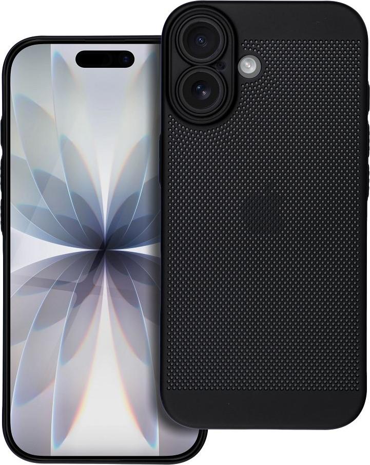 BREEZY puzdro na mobilný telefón vhodné pre IPHONE 17 čierne