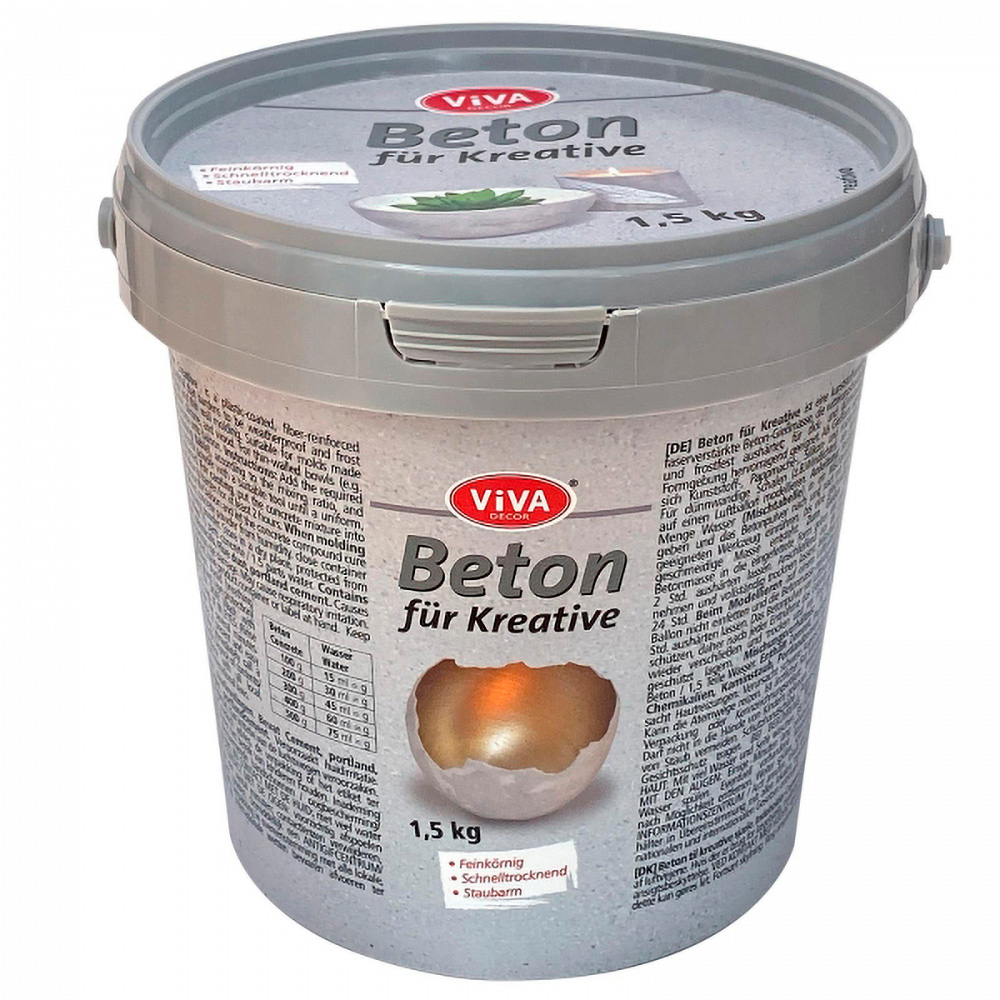 ViVA DECOR Gieß-Beton feinkörnig 1,5 kg Eimer 940400098VE01
