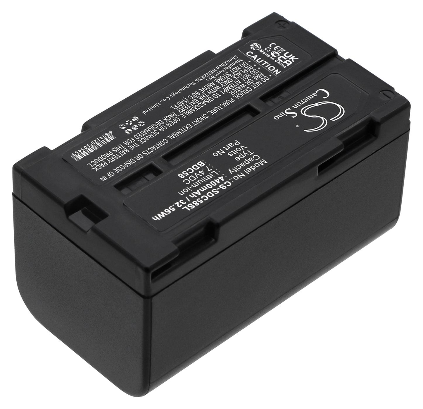 TECHTEK Akku Kompatibel mit [Sokkia] CX, CX Total Stations, CX-101, CX-103, DX series total stations, ES, FX Total Stations, GNSS Receivers, GPX GYRO