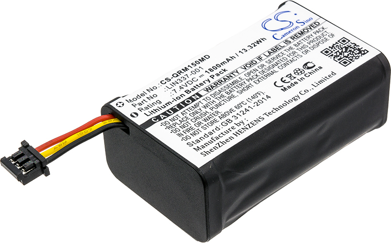 TECHTEK Akku Kompatibel mit [QCore] 15029-000-0001, 15031-000-0001, 15032-000-0001, 15033-000-0001, 15038-043-0001, 15039-000-001, Sapphire Epidural,