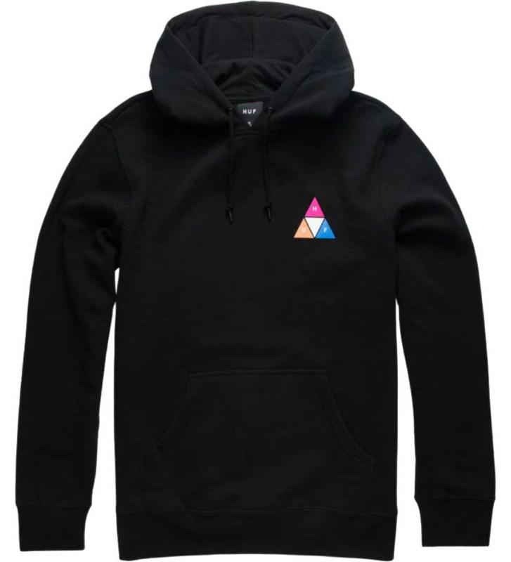 MIKINA HUF PRISM P/O HOODIE - erná - S