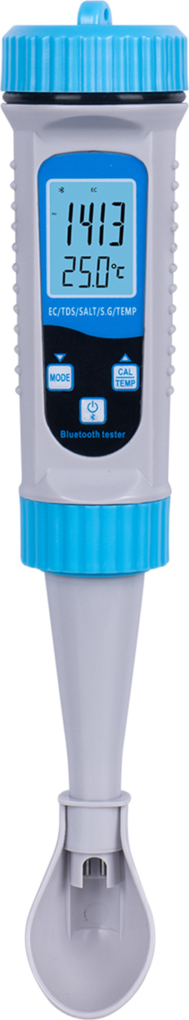 Lepmerk 5-in-1-Wasserqualit?tstester, Pool-Wassertester, EC/TDS/SALZ/SG/Temp-Tester, Wassertest-Detektor mit Hintergrundbeleuchtung f¹r Aquakultur, Trinkwasser, Schwimmbad, Aquarium