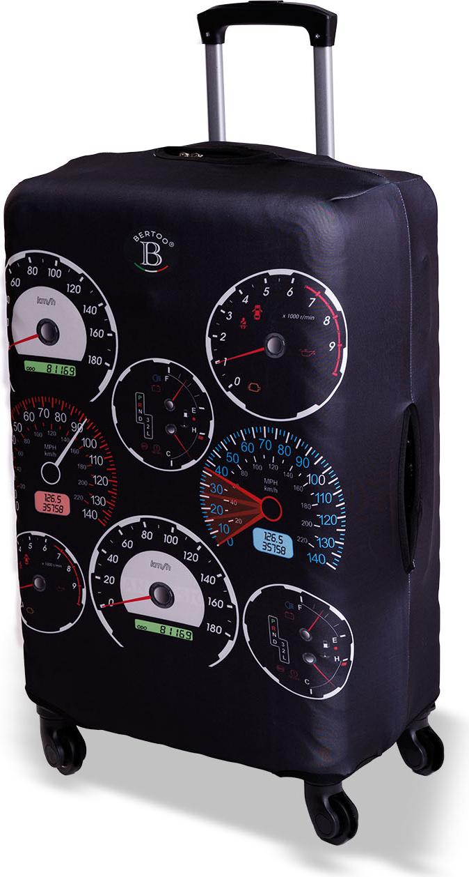 Hülle für Reisekoffer BERTOO - Moto Größe XL-XXL OBALH117_XL-XXL
