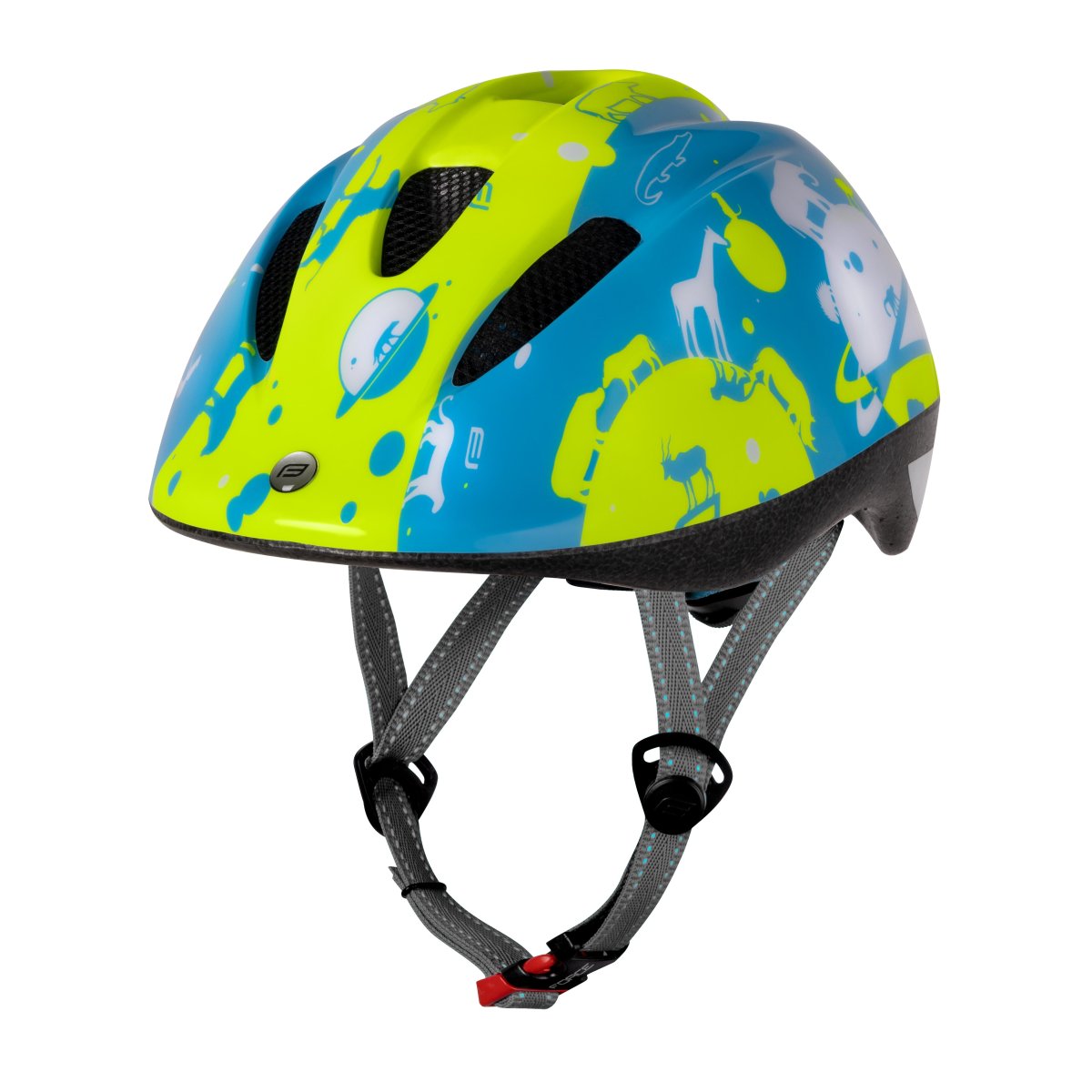 Helm FORCE FUN PLANETS child fluo-blue S 902240