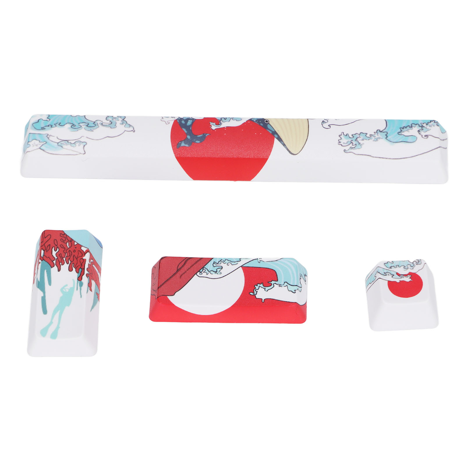 Cocosity Custom Keycaps,Mechanische Tastaturen Tastenkappen,Ersatz Tastenkappen,DIY Keycaps Kit,Anime Keycaps,DIY PTB Keycaps