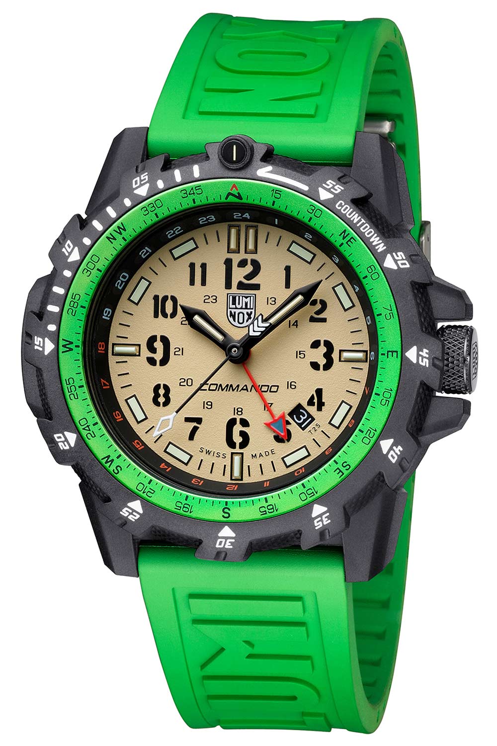 Pánske hodinky Luminox XL.3337 Commando Raider Dual Time 46mm 20ATM