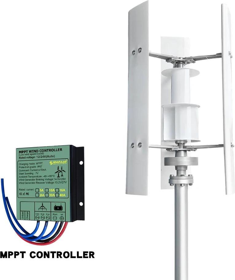 OEM Windkraftgenerator, hohe Effizienz, langlebiges Design, er MPPT-Controller, 3000W, 24V 3187
