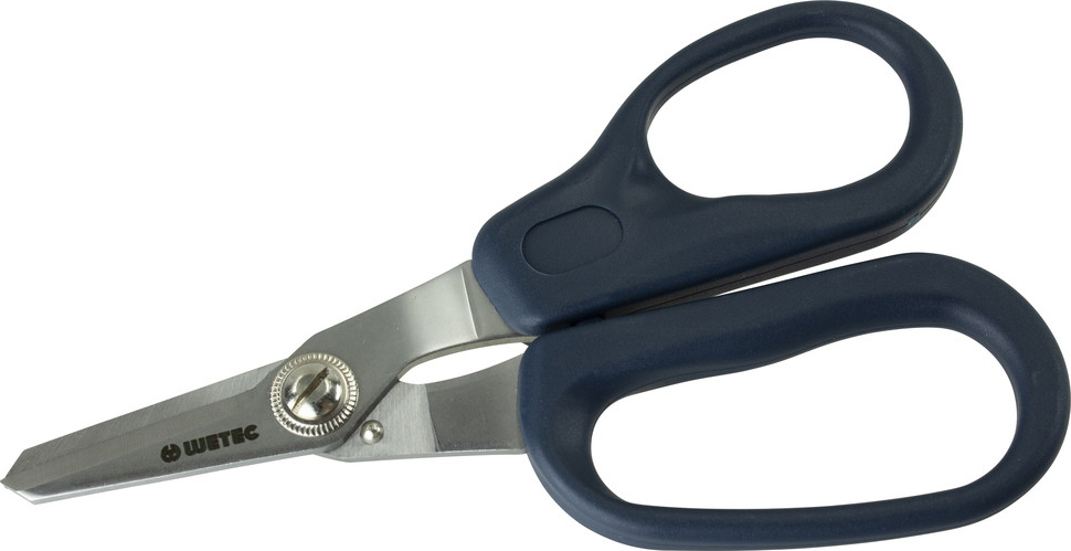 WETEC Polyamidschere 147 mm | HK 1200 | Mikroverzahnt | Für LWL & Polyamid WE-HLC151