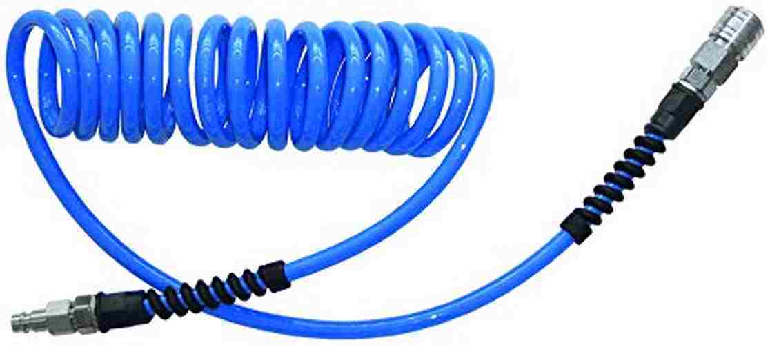 Armaturen-u. Autogengerätefabrik Ewo H. Spiralschlauchset ID 6,5mm AD 10mm L.7,5m PolyurethanKuppl.DN 7,2 EWO E40826