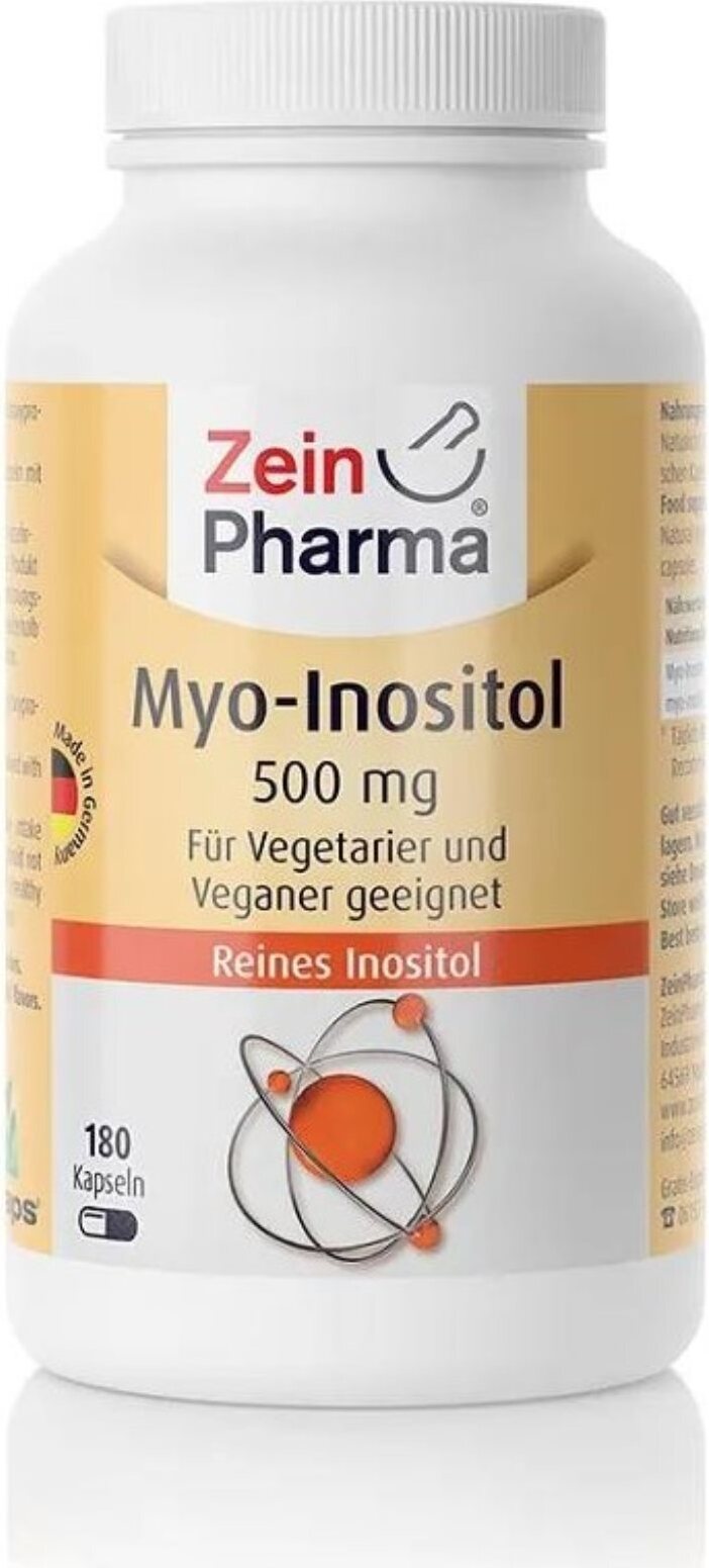 ZeinPharma Zein Pharma Inositol, Myo-Inositol, 500 mg, 180 Kapseln 13773