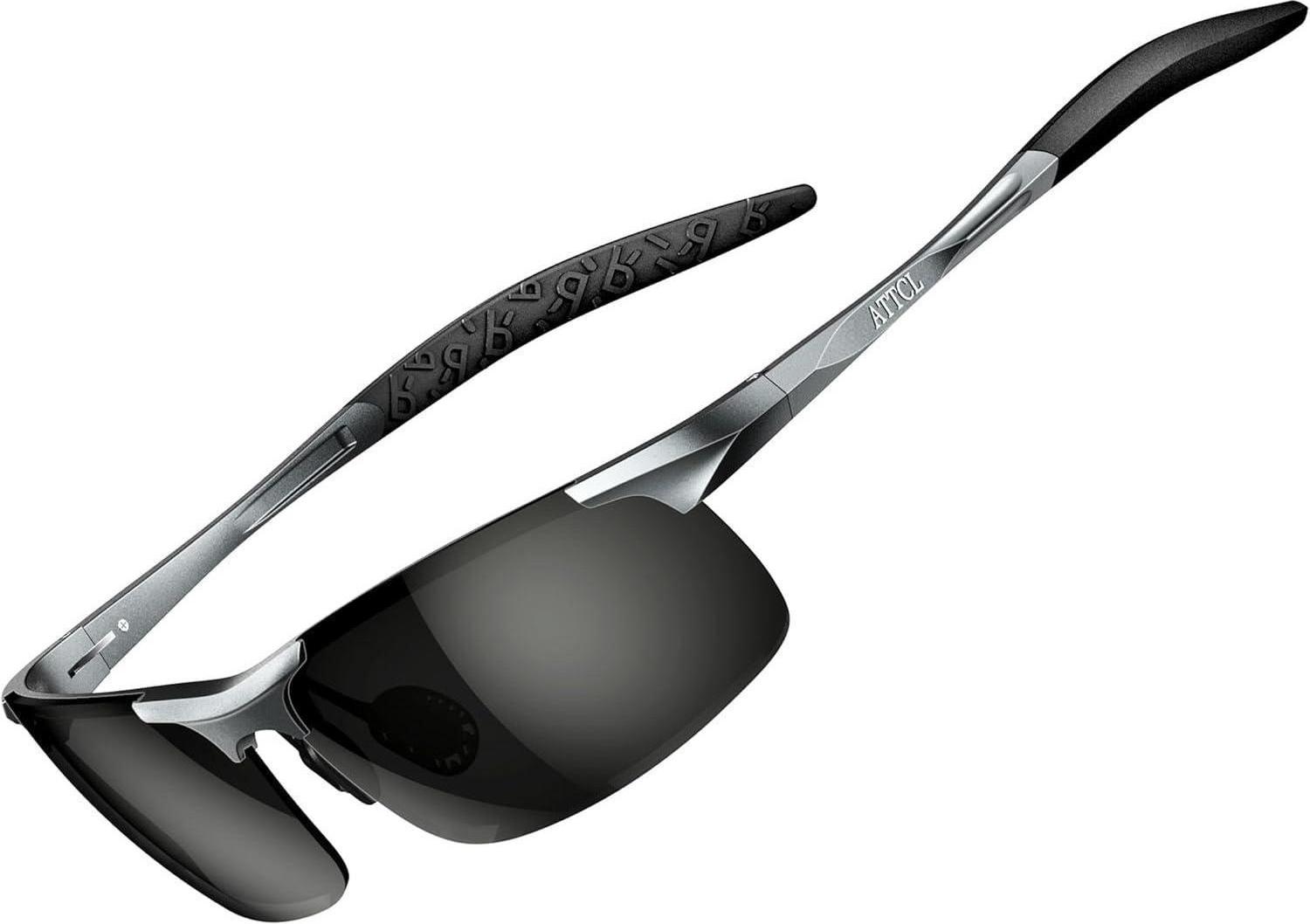 Sonstige ATTCL Herren Polarisierte Al-Mg Metallrahmen Sport Sonnenbrille Ultra Leicht