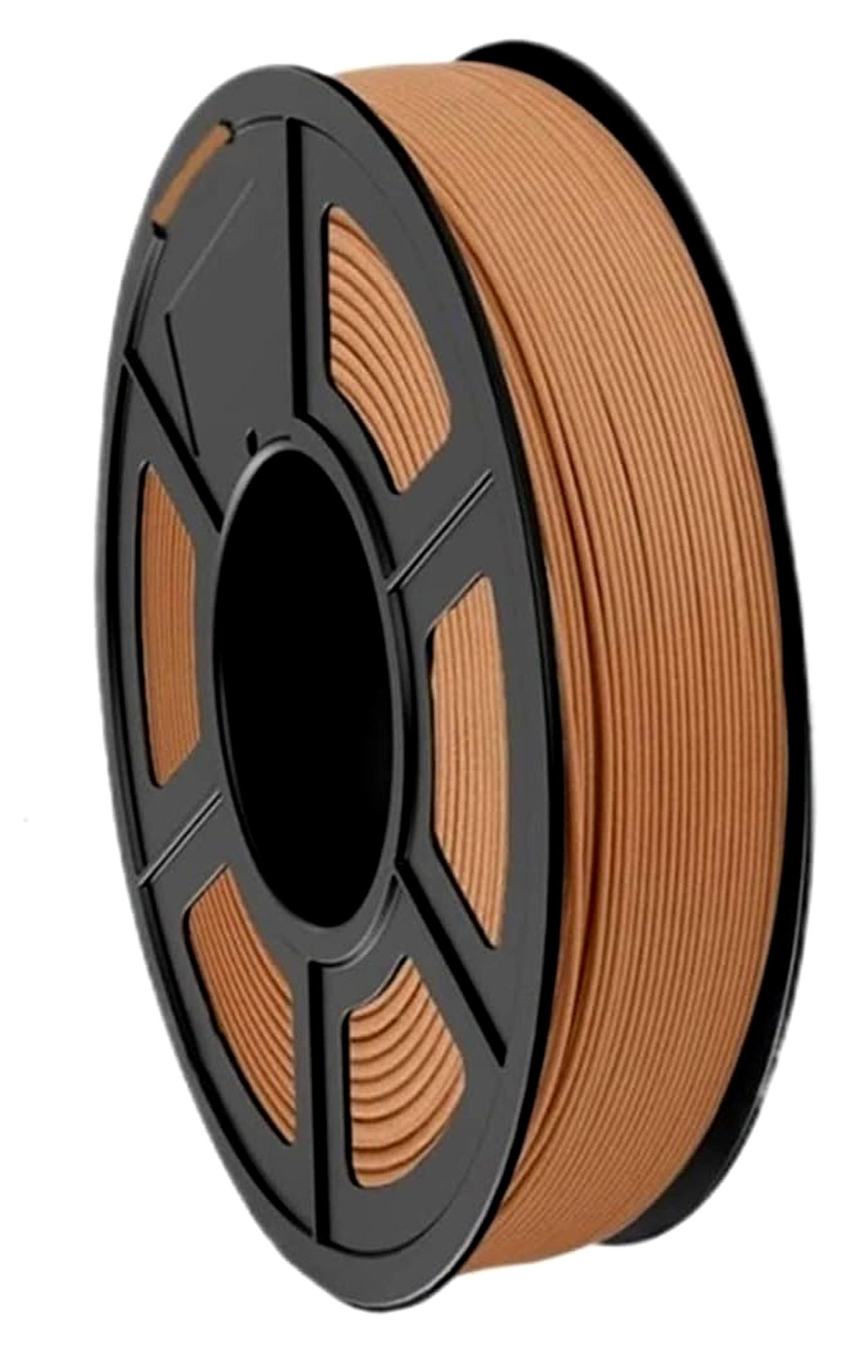 Markenlos Holz-3D-Drucker-Filament, matte Oberfläche, geringe Verformung, 4 x 250 g Spule (insgesamt 1 kg, 2,2 lbs), Durchmesser 1,75 mm +/- 0,02 mm