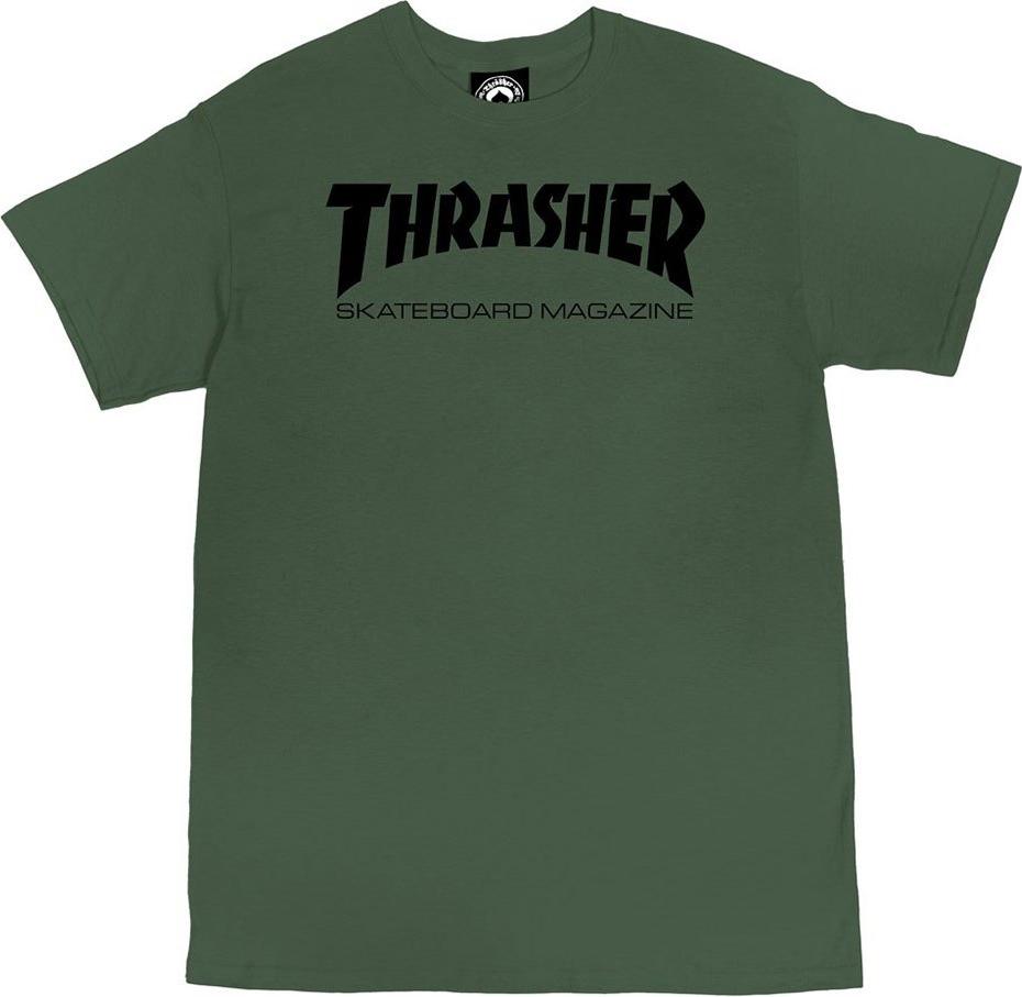 T-Shirt Thrasher Skate Mag - Größe: S - Farbe: olive 110101-GN-S