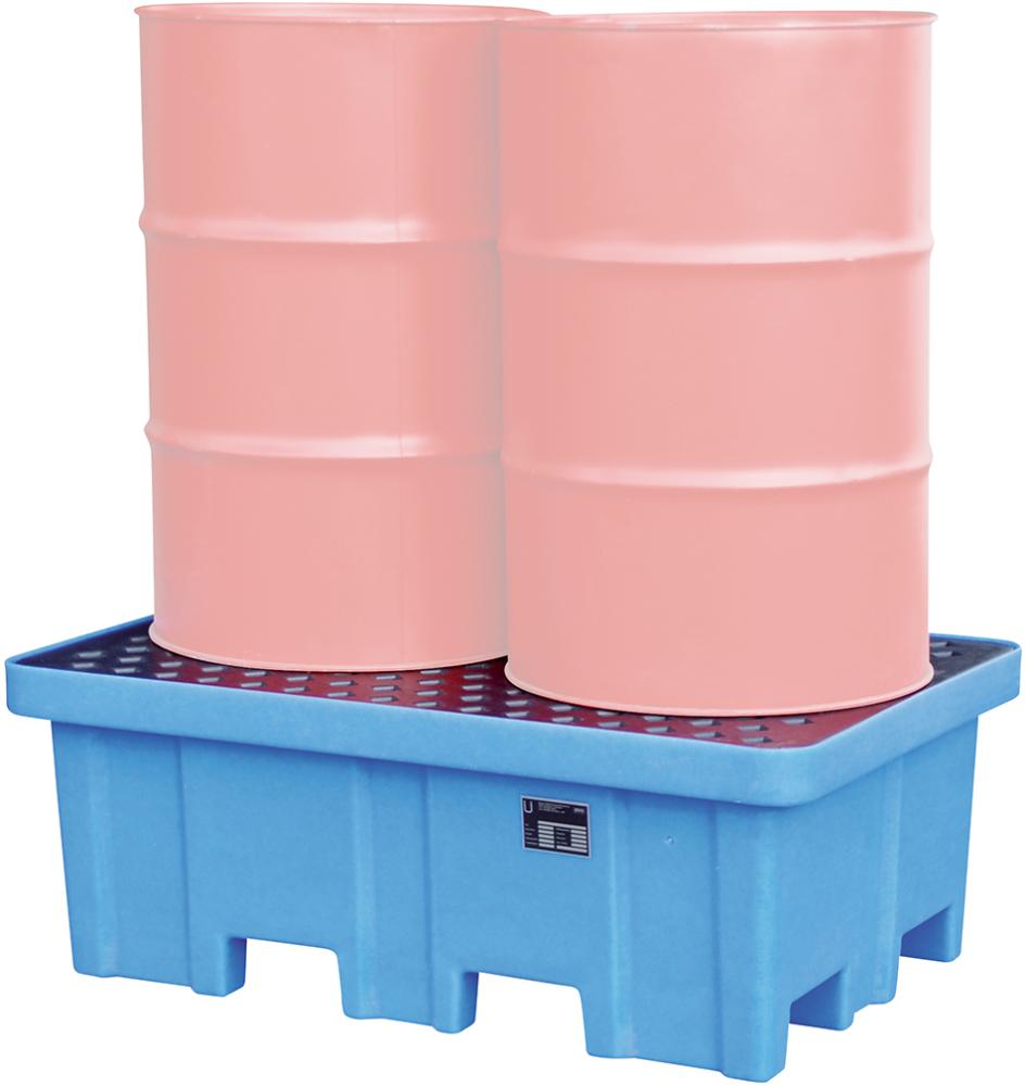 Bauer Baustoffcontainer BC 1000 (Steinklammer-Entriegelung), lackiert, Resedagrün