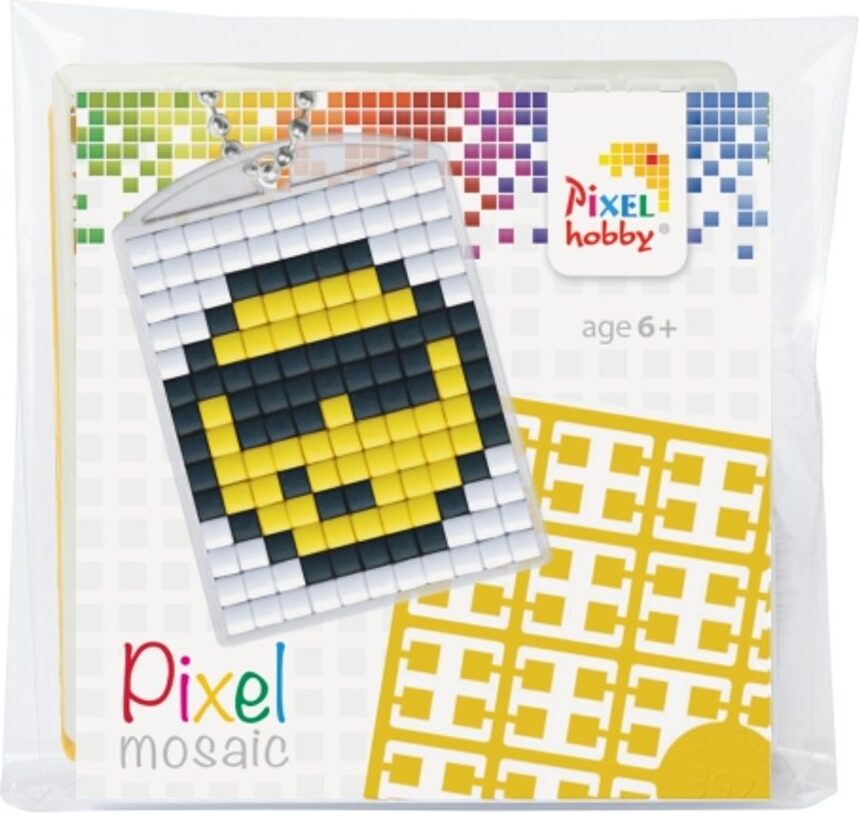 Pracht Creatives Hobby PRACHT Pixel Schlüsselring Set Smilie 23022