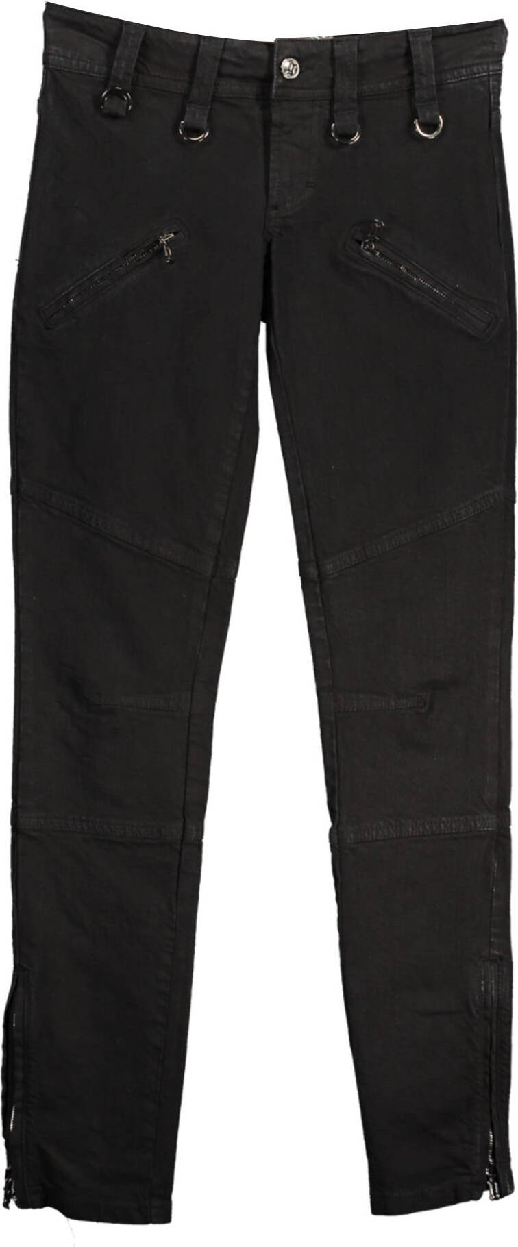 JOHN GALLIANO SCHWARZE DAMENHOSE : Farbe - Schwarz, Größe - 24 Größe: 24 Farbe: Schwarz 34-XR7003-70656-1X08_NERO_900_24