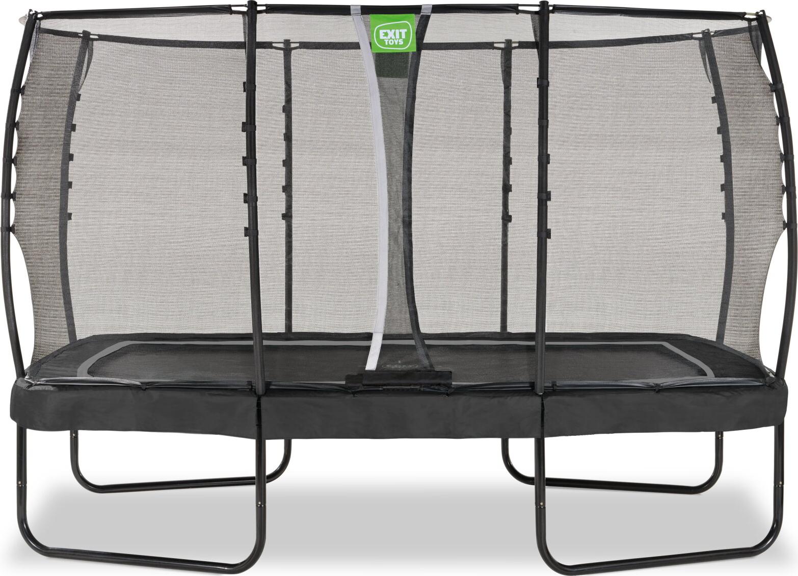 EXIT Allure Premium trampolína 214 x 366 cm, na nohách, obdĺžniková, čierna