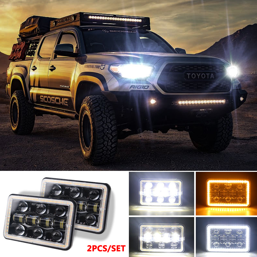 Alle Hersteller 300 W 5 Zoll LED Scheinwerfer 4x6 Led Sealed Beam Scheinwerfer Scheinwerfer für Jeep Wrangler 385068076