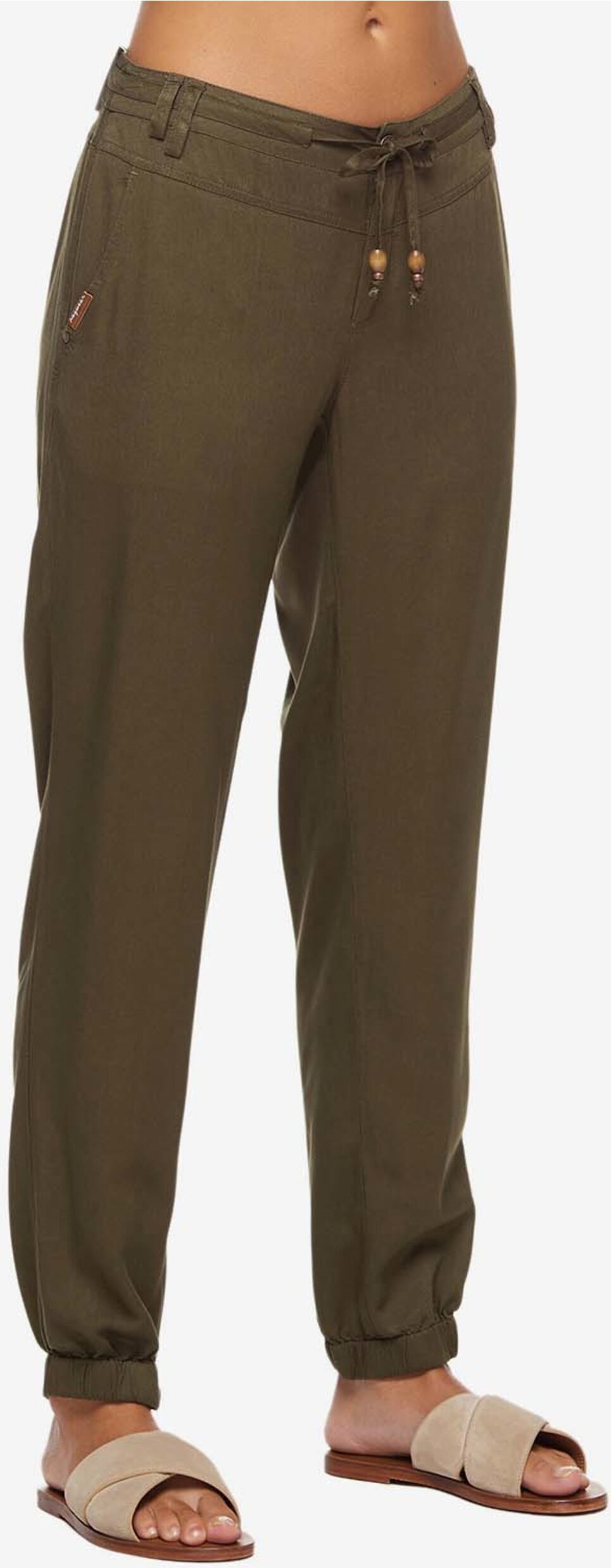 Khaki Damen Sweatpants Ragwear Talin - S Khaki dámské tepláky Ragwear Talin