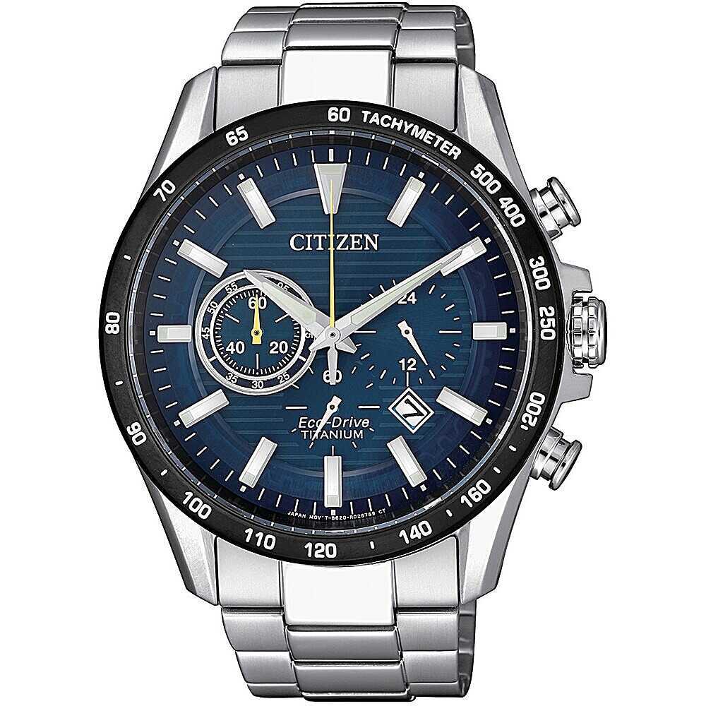Chronograph Citizen Silber Kollektion Super Titanio - mann